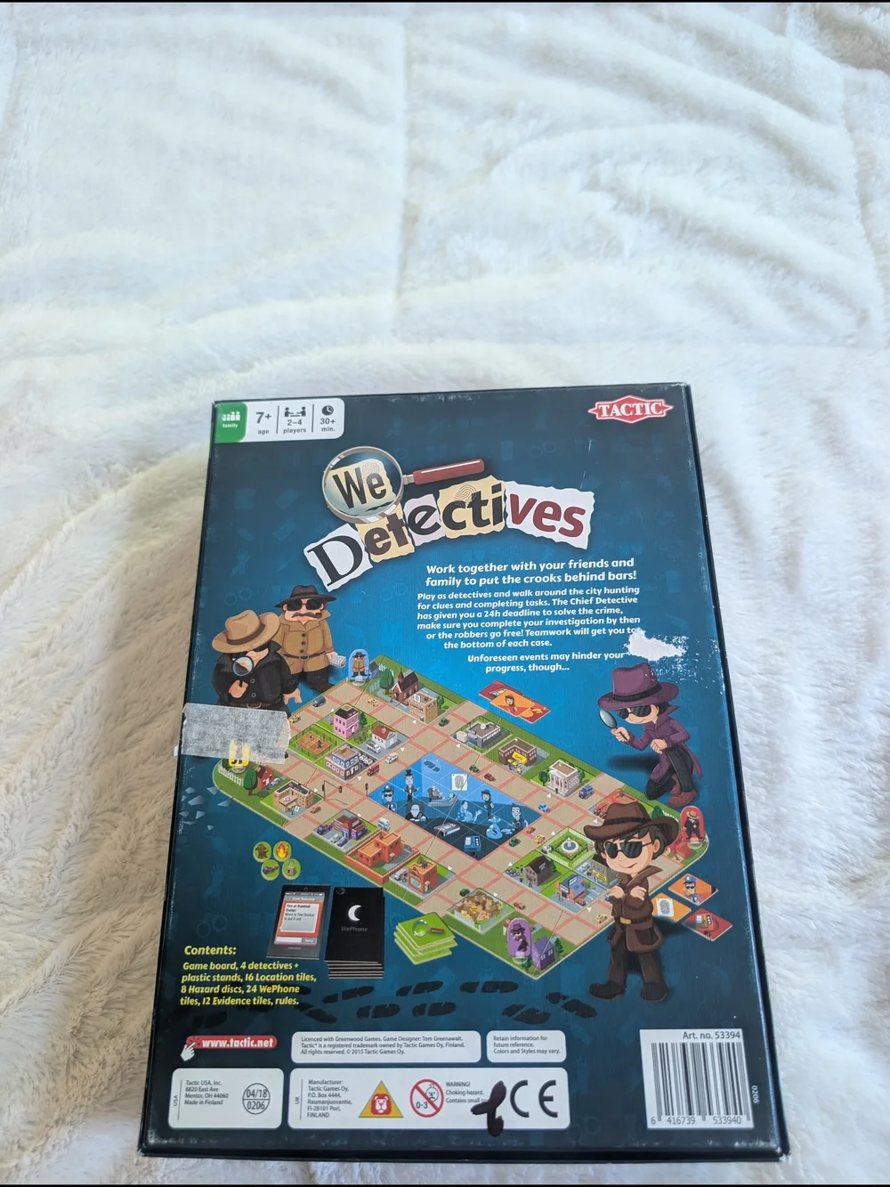 Tactic We Detectives Kids Family Board Game